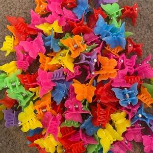 Colorful Butterfly Hair Clips Set